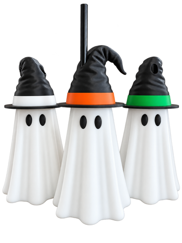 Spooky Ghost Can Koozie