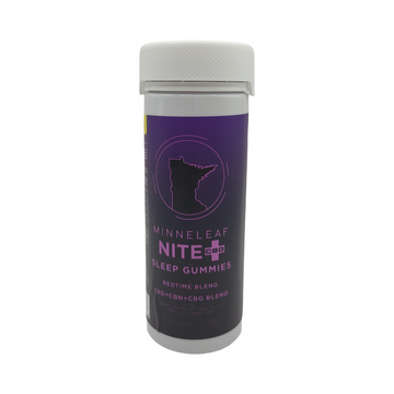 NITE+CBG (Extra Strength Sleep Gummy) 25 pieces container.